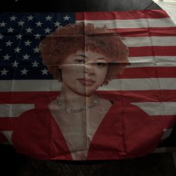 Ice Spice American Flag