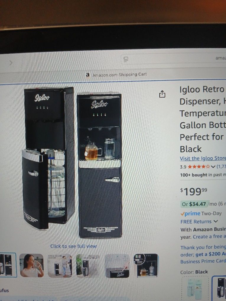 Igloo Hot/Cold/ Room Temp Water Dispenser. NEW.
