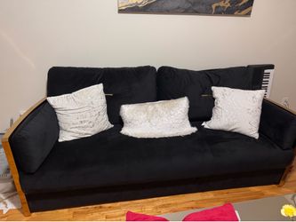 Black and gold couch for sale