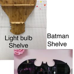 Batman Shelve Or Light Bulb Shelf 