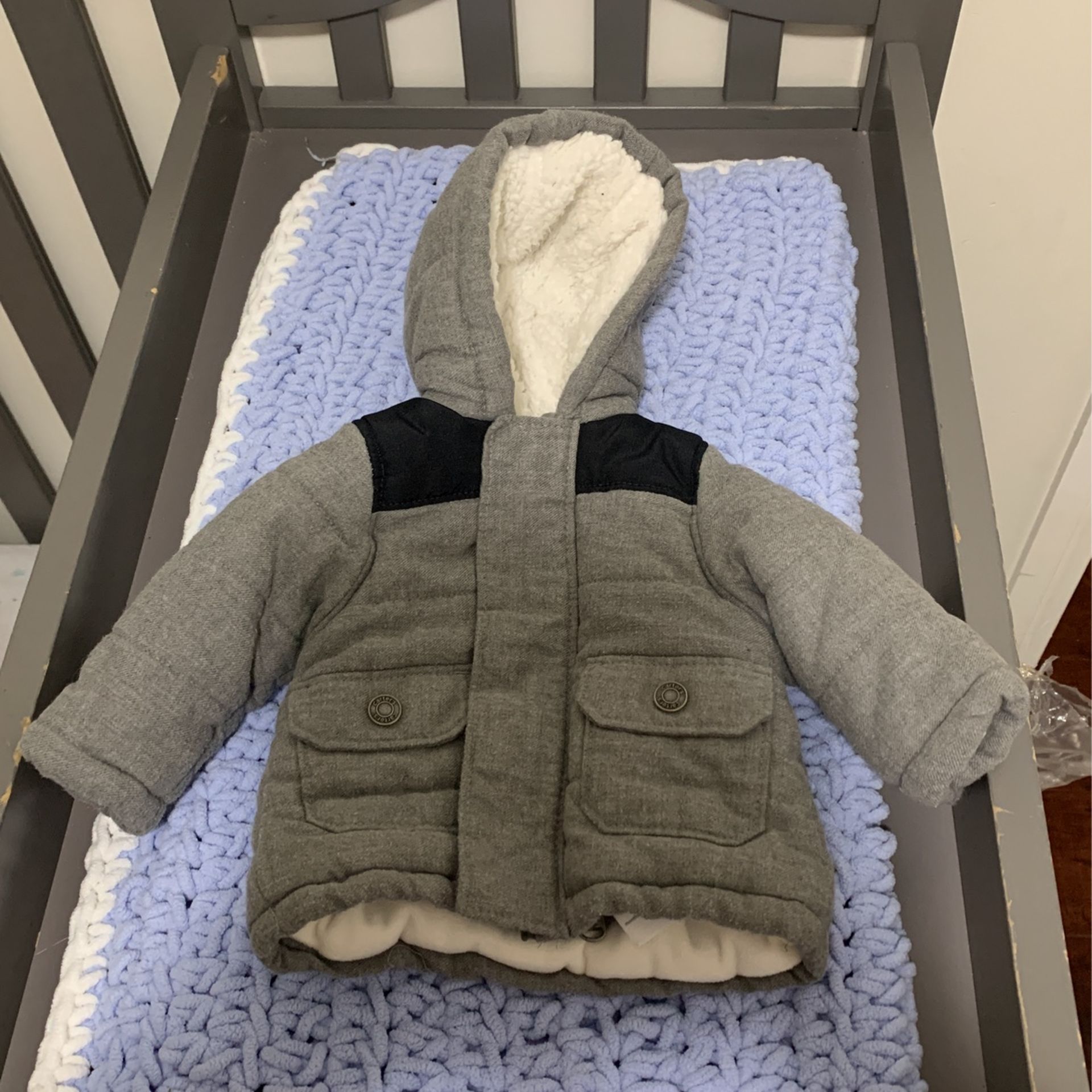 Baby Jacket - Warm Thick Fleece & Sherpa Lined