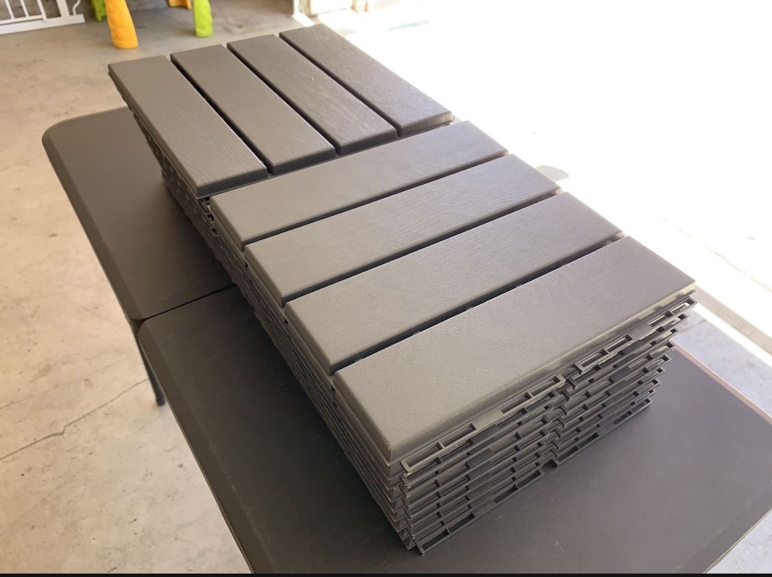 PATIO / DECK / GARAGE TILES | IKEA RUNNEN | GREY