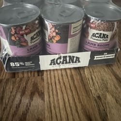 Acana Premium Pate Wet Dog Food Lamp Recipe Case Of 12  Brand New!! 