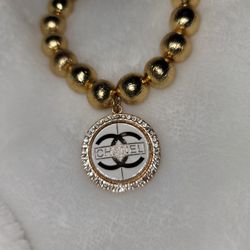 Beautiful CC Bracelet   Authentic  Heavy in wait.