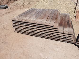 6ft x 8ft  Used  wooden fence panels