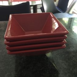 4 Ceramic Cooks Dressing Sauce 