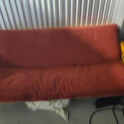 Futon. Wood. Weighs A Ton. 50 Bucks 