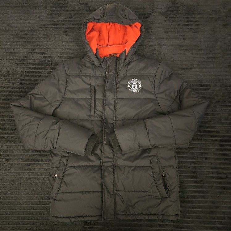 Manchester United Hooded Fleece Jacket (M)