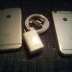 Two iPhone 6s With Extras 
