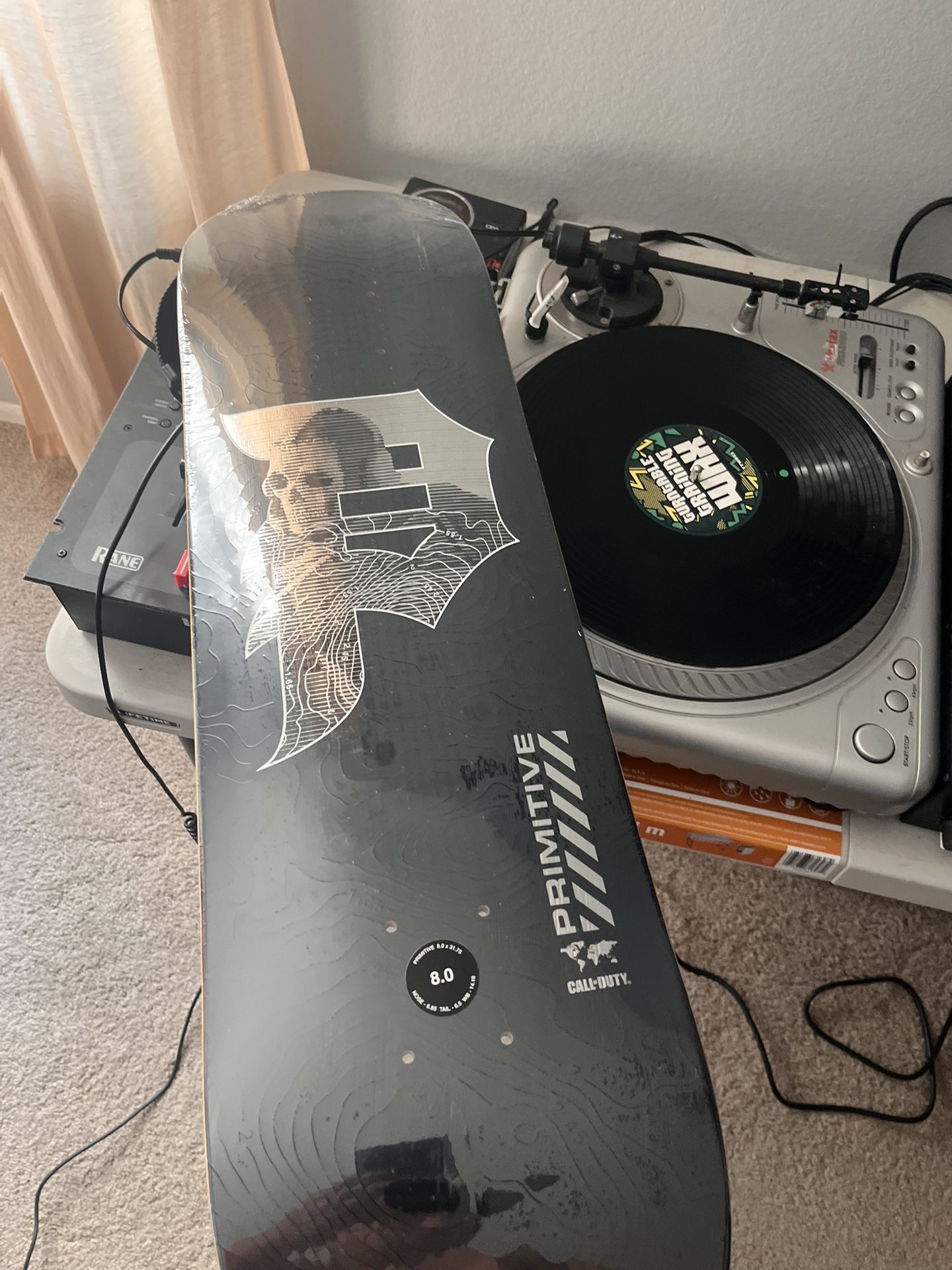 BRAND NEW PRIMITIVE SKATEBOARD DECK 8.0