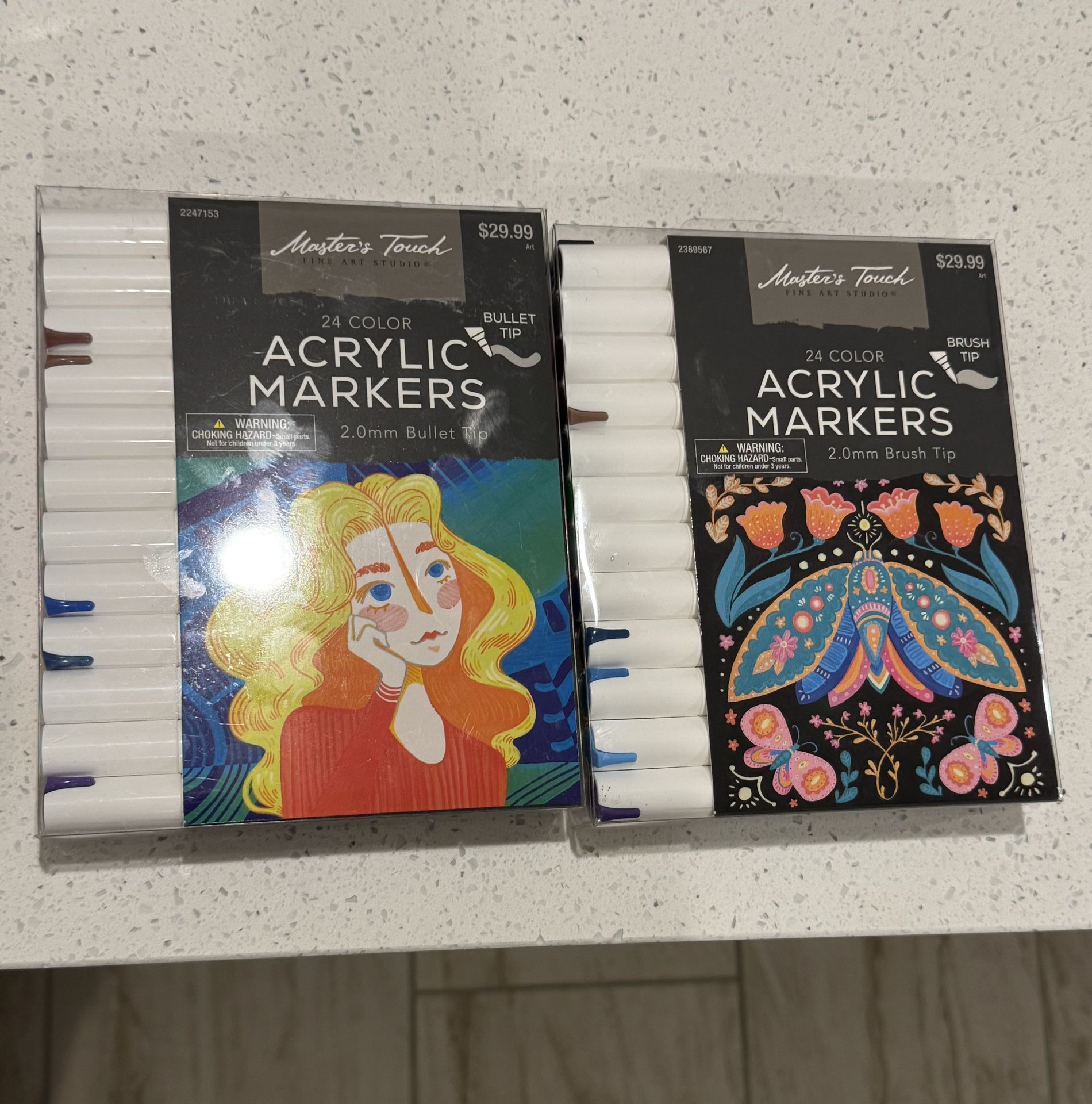 Acrylic Markers 24 Pack New