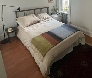 IKEA bed frame full - Light gray