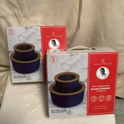 Ceramic Glass Storage Containers 