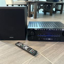 Denon 7.2 Surround With Sony Sub