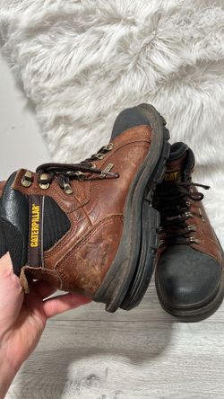 Caterpillar Men s Size 8.5 M Manifold WP Steel Toe Work Boots Brown P89981 for Sale in Dearborn MI OfferUp