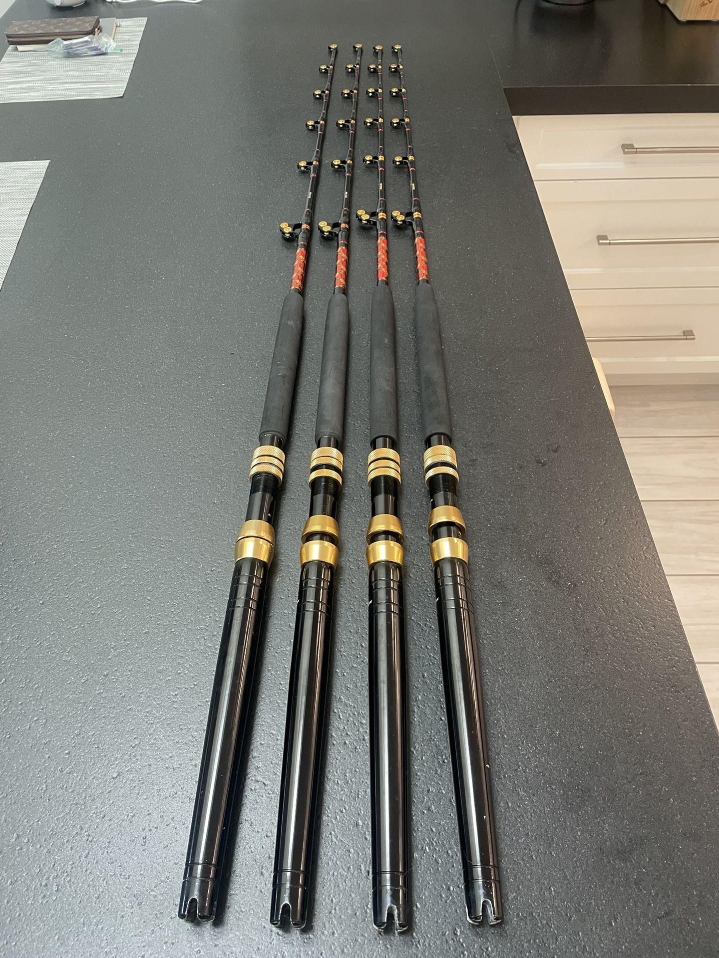 4 Pinnacle 30-80 All Roller 5’6” Trolling Rods