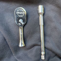 Snap-On FK80 3/8” Drive Ratchet And FXK6 Extension