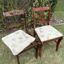 Antique Wooden Chairs 