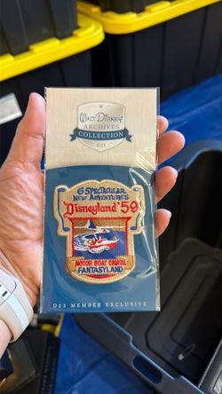 Disney D23 Walt Disney Archives Disneyland ’59 Motor Boat Cruise Patch – Sealed