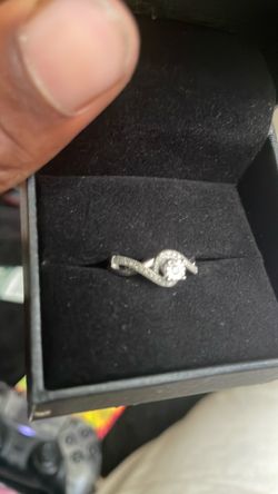 Engagement ring/ promise ring 100% silver