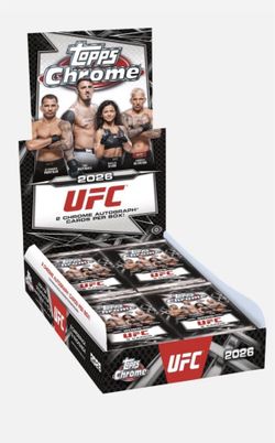 2026 Topps Chrome UFC Hobby Box
