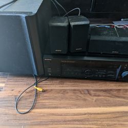 SONY Stereo And Speaker With Sub Woofer $65