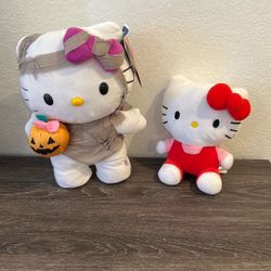 Hello Kitty Side Stepper And Plush Coin Bank