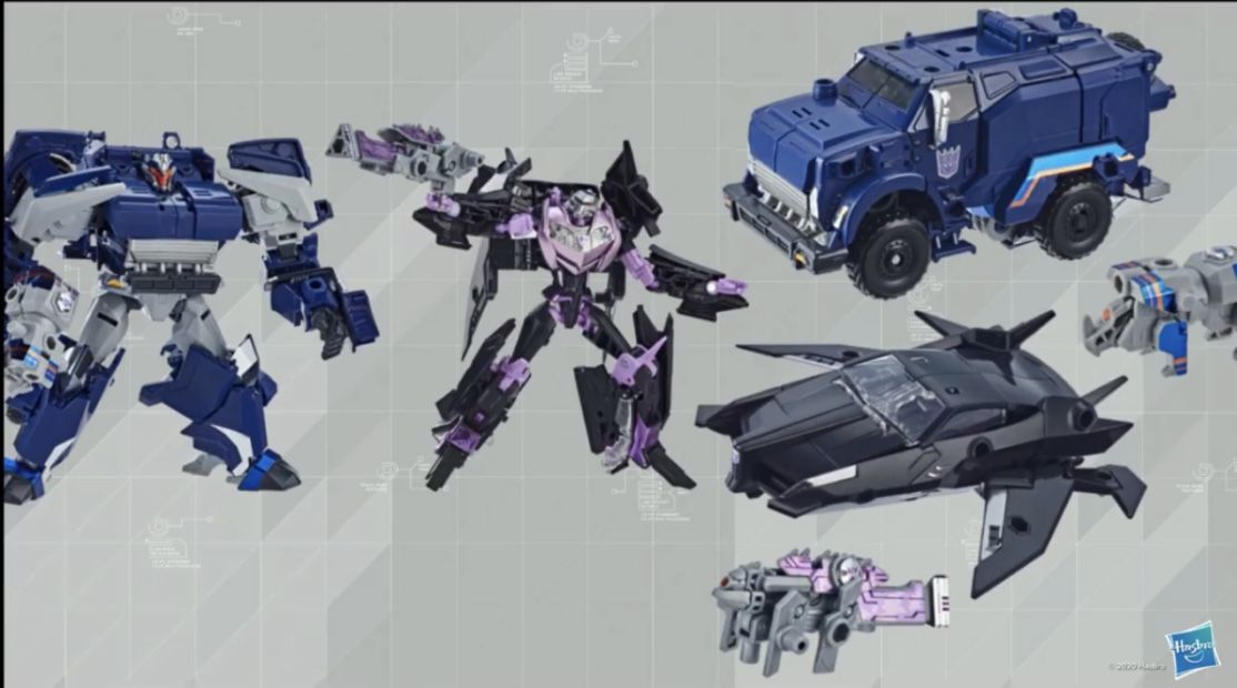 Transformers Prime Breakdown & Flying Vehicon WFC-E33
