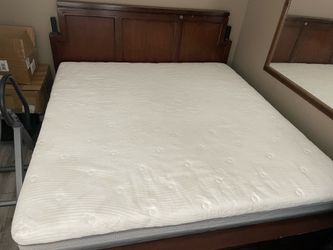 King Bed Frame and Mattress