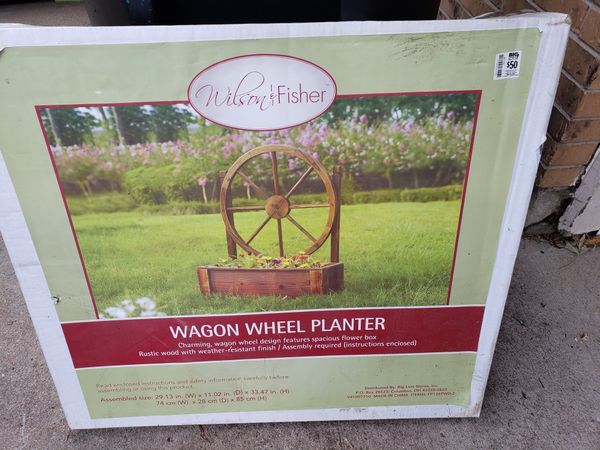 Wagon Wheel Planter Home Garden In Denver Co Offerup