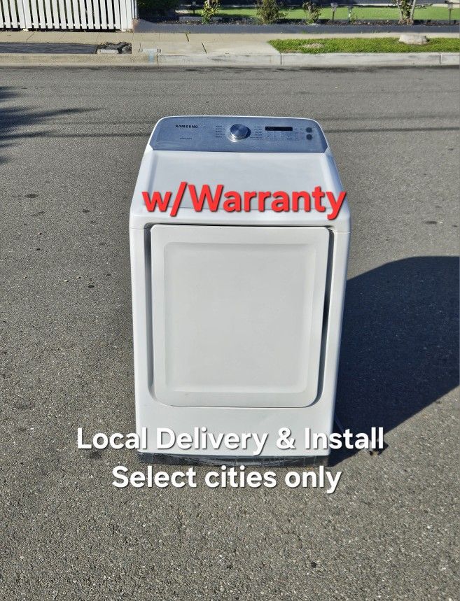 Clean Good Working Samsung Electric 220v Large Capacity Dryer Local Delivery With Warranty