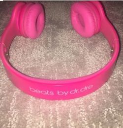 Pink Matte Solo Beats HD Wired Headphones