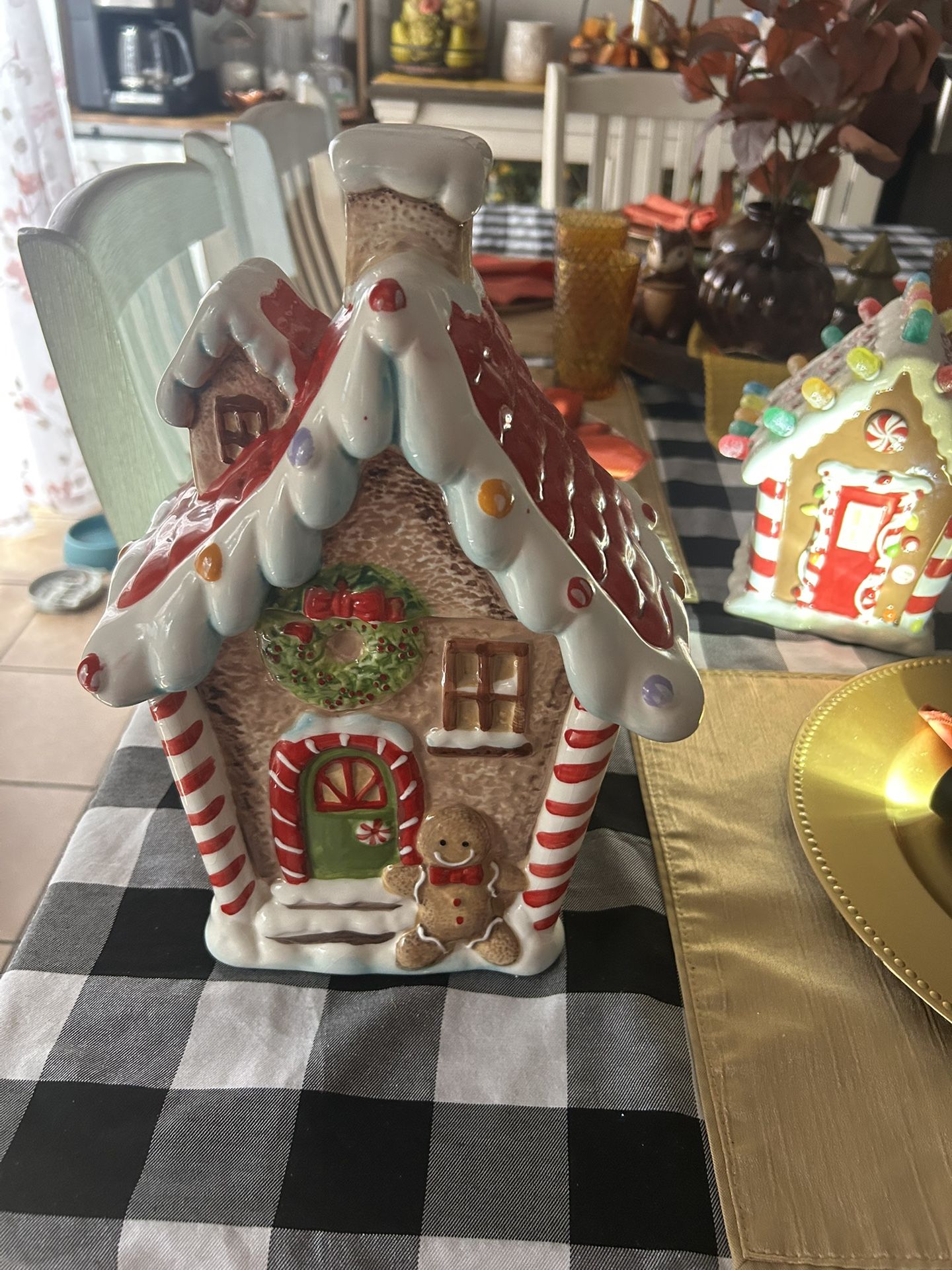 Una casita navideña para meter las galletas