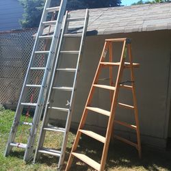 Various Ladders Step Ladders 20' 13' 6'