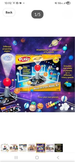 NEW Premium Solar System Model Kit STEM Experiment Exploratory Skill Projector Retail Price $55 + Tax