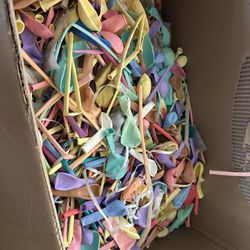 Box Filled With Balloons 