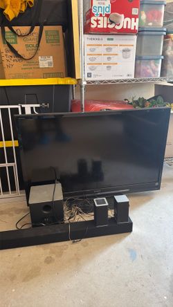 Sony 46" Bravia with Vizio soundbar