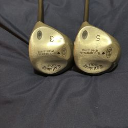 Callaway warbird metal 3&5 fairway clubs