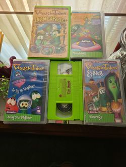 5 Veggie Tales Vhs 