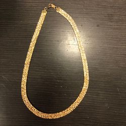 Gold Necklace And Choker 