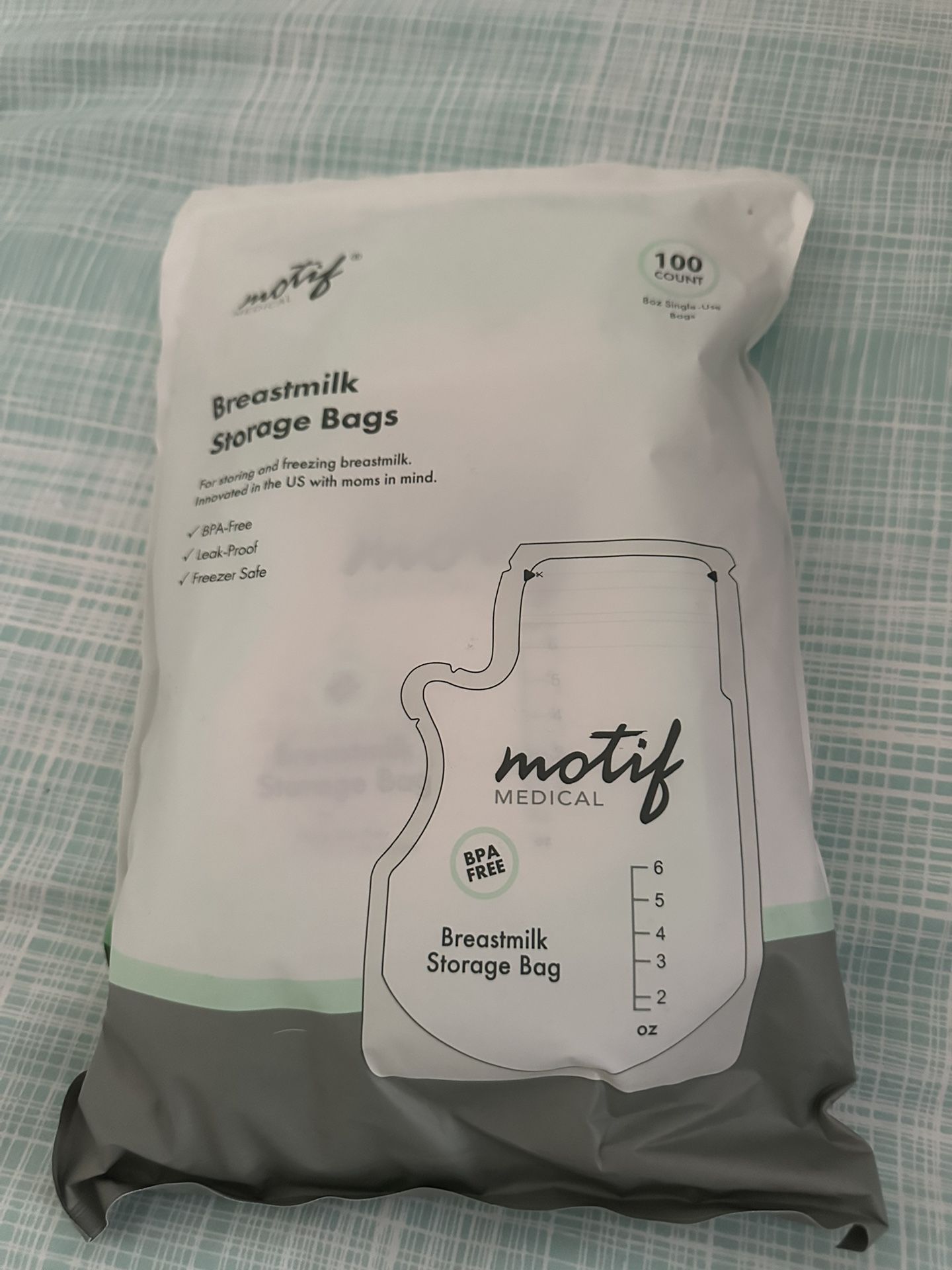 Motif Milk Storage Bags