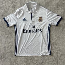 Vintage Adidas Real Madrid White Jersey 