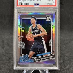 2023-24 Panini Donruss Optic Victor Wembanyama Rated Rookie Holo PSA 10
