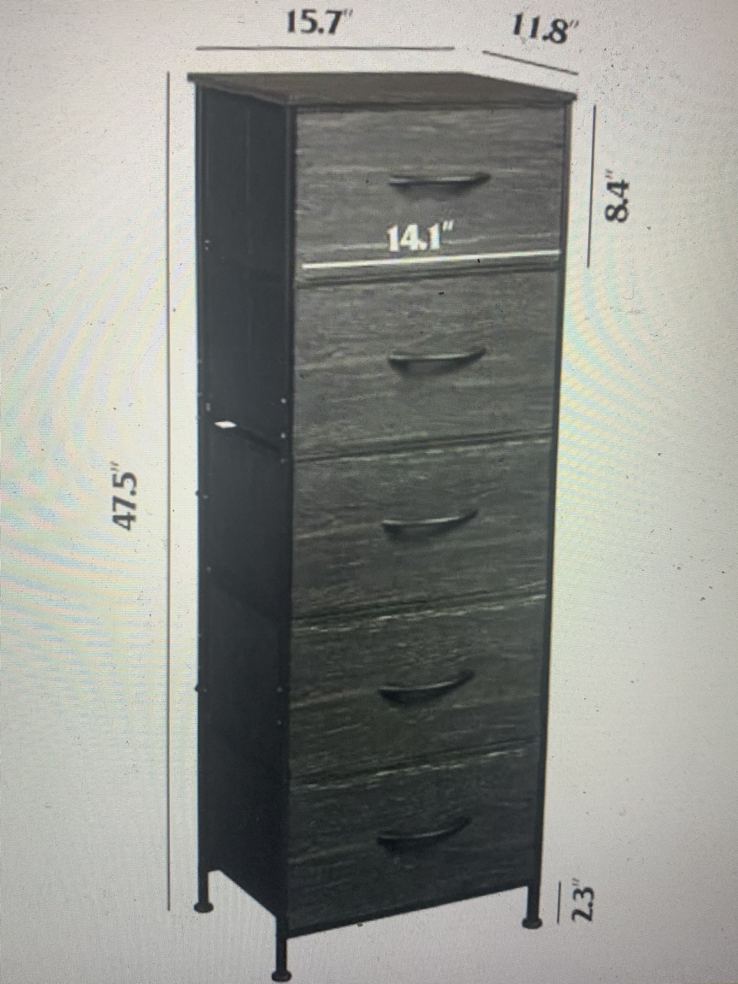 5 Drawer Dresser Unassembled