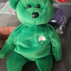 Ty Beanie Baby Erin The Bear 1997 Retired