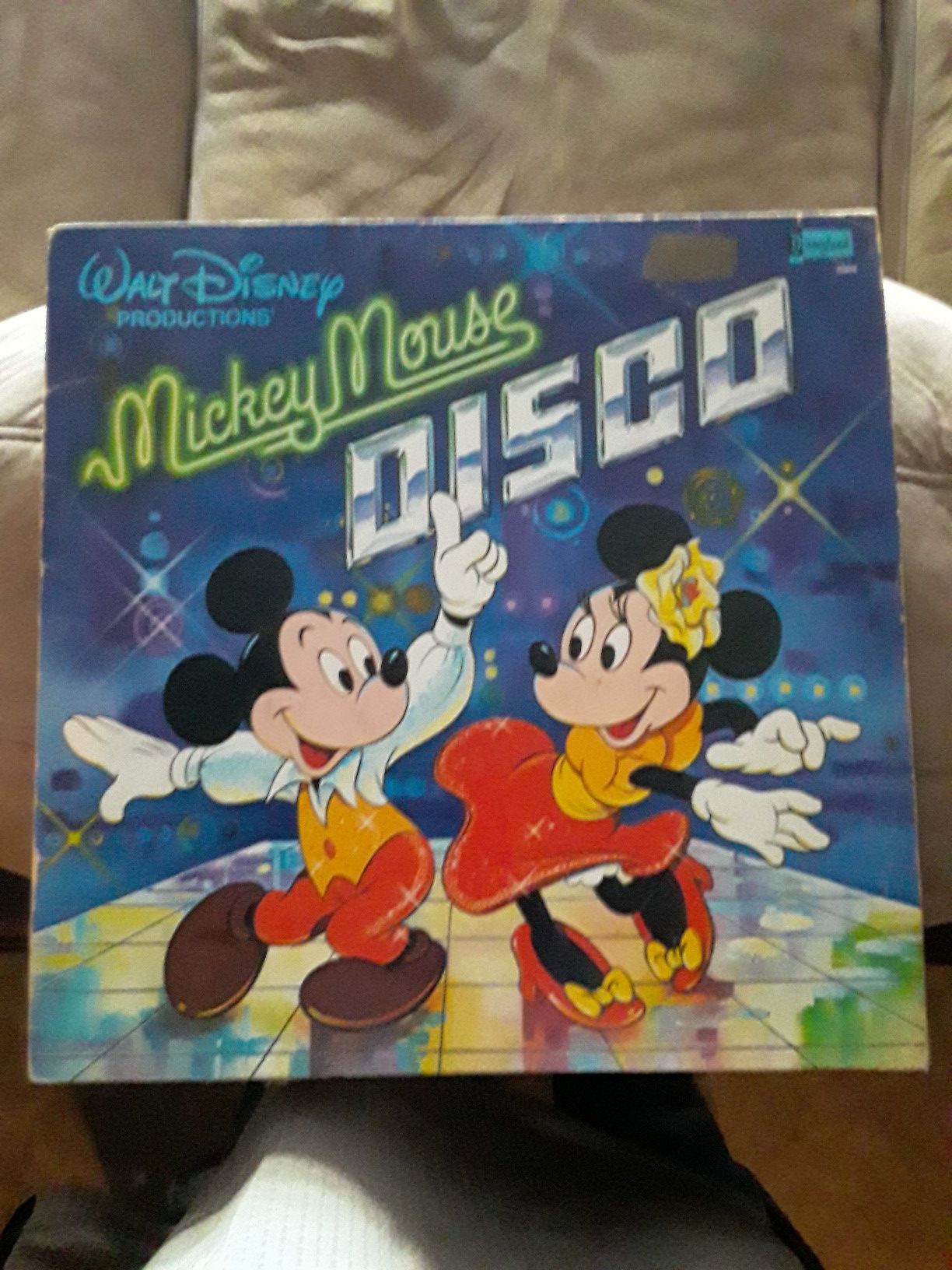 Vintage Walt Disney Vinyl Mickey Mouse Disco