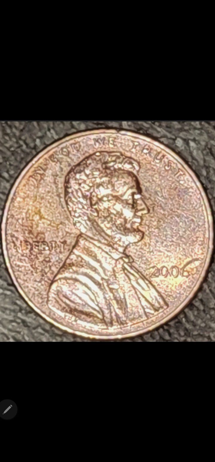 2006 Penny BIG error On The Date , 1 Of A Kind 