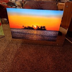 Vintage Visiontac Light Up Motion Ocean/Sunset lights and Sound-$70.00