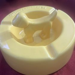 Cute Dog Porcelain Ashtray 