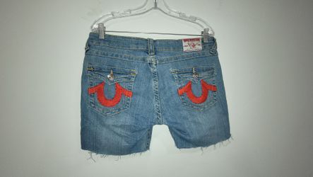 Women's Shorts cut-off True Religion Size 31 Flap Pocket cash only